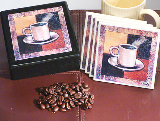 Coffee Lovers Delight Coaster Favors