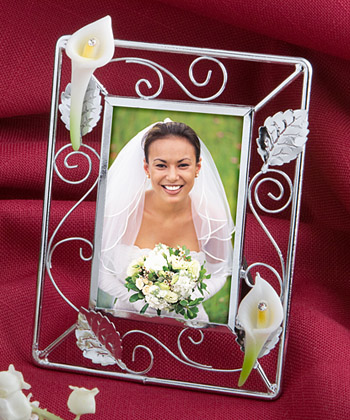 Splendid calla lily  design picture frame favors