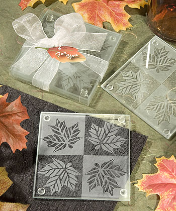 Fall Themed Coaster Favors