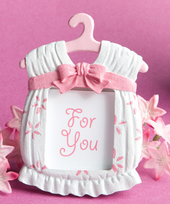 Cute baby themed photo frame favors - girl