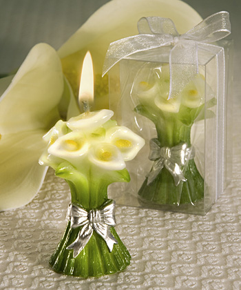 Calla Lily Design Candle Favors