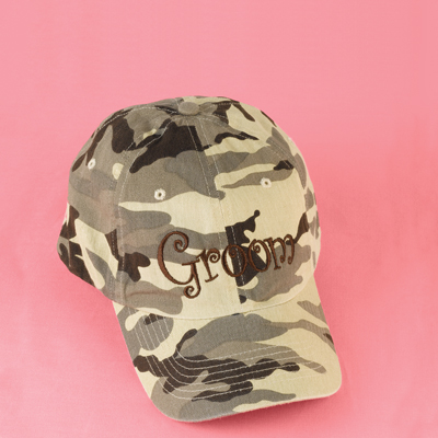 Desert Groom Camouflage Cap
