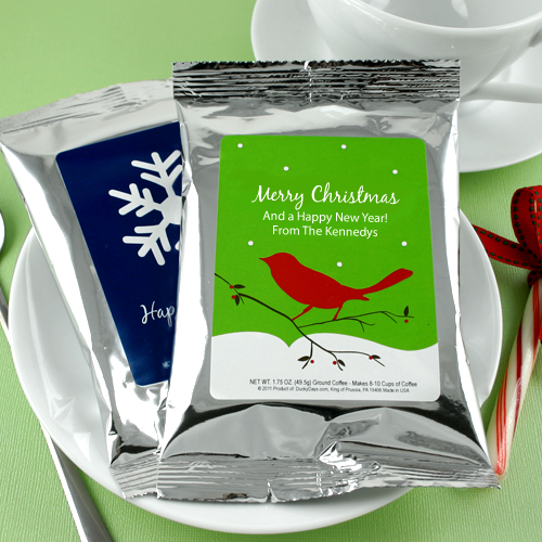 Personalized Holiday Coffee (Silver)
