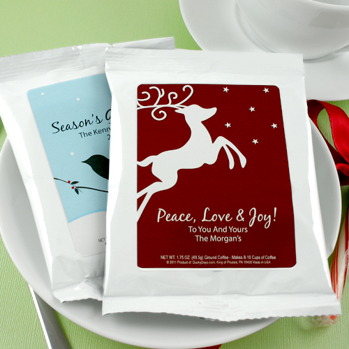 Personalized Holiday Coffee (White)