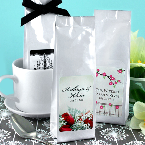 Personalized Gourmet Coffee Favors (Tall Bag)