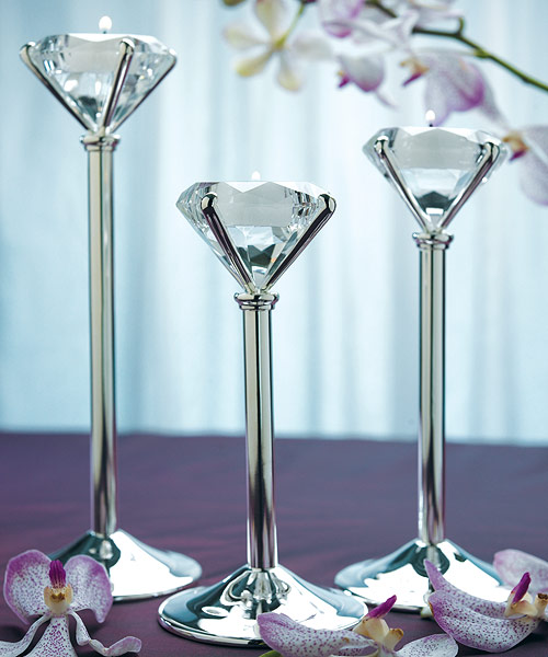 Diamond Shaped Tealight Holders