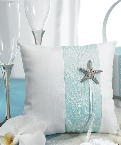 Seaside Allure Ring Pillow