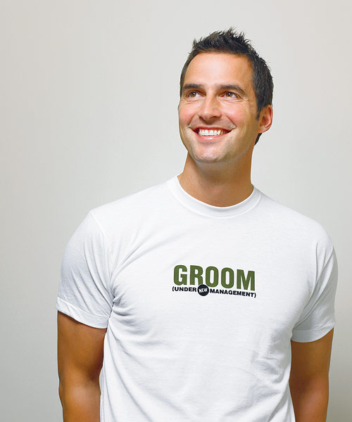 "GROOM (under new management)" Wedding Transfer