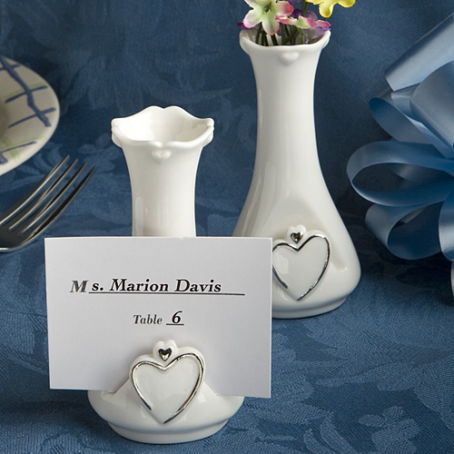 Elegant vase/place card holders