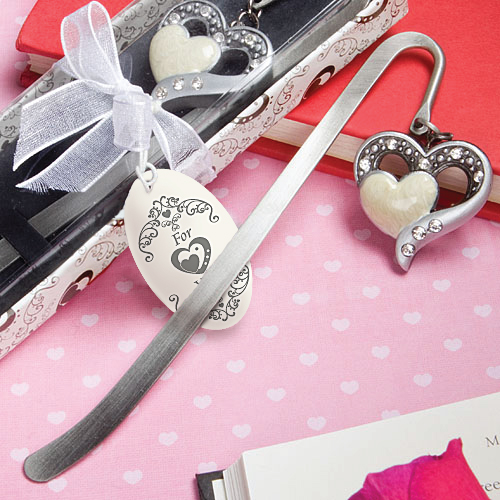 Heart-within-a-heart bookmark