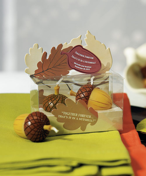 Together Forever - Mini Acorn Candles