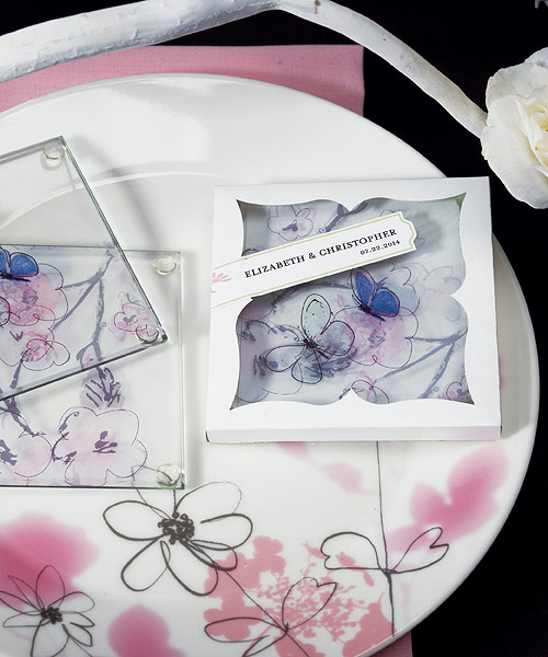 Artistic Botanical Coaster Set