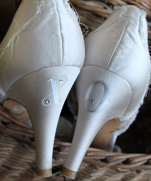 X O Shoe Talk Stick on Decals for Shoes - For Her (X O)