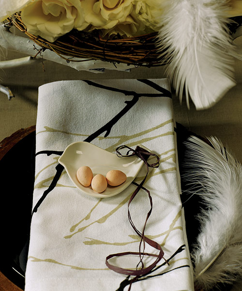 Miniature Ceramic Love Bird Favor Dish