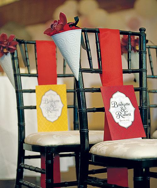 White Metal Cone with Embossed Rose Pattern