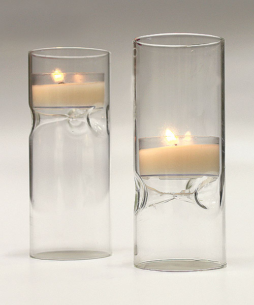 Blown Glass Miniature Tealight Luminaries