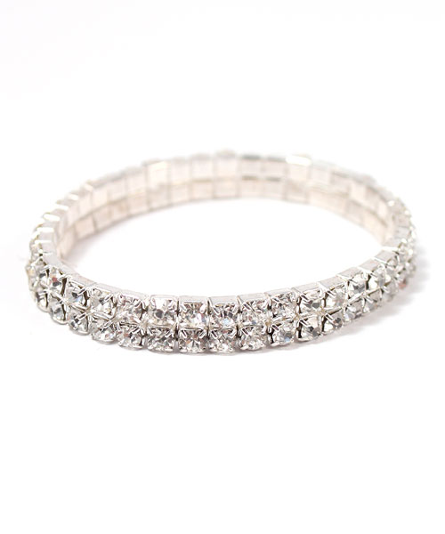2 Row Crystal Expandable Band