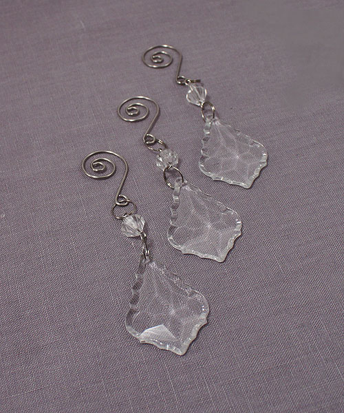 Acrylic Crystal Maple Leaf Decorative Drops