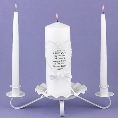 Friendship Unity Candle Set