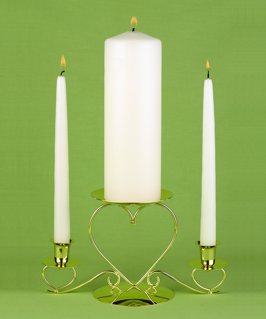 Basic Ivory Unity Candle
