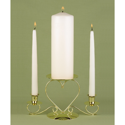 Basic Ivory Unity Candle Set