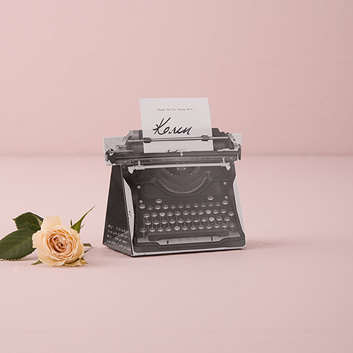 Vintage Inspired Typewriter Favor Box Kit