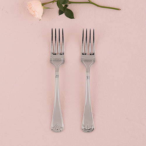Mr. & Mrs. Cake Fork Set