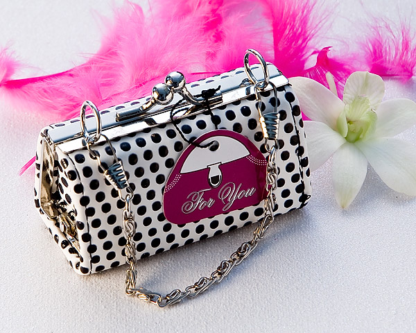 "Posh Polka Dot" Mini Change Purse