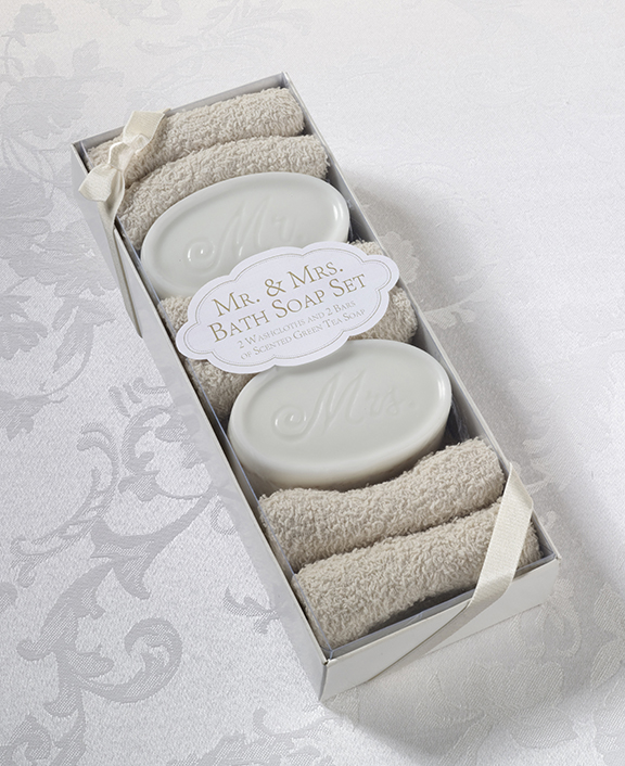 Mr & Mrs Bath Soap Set