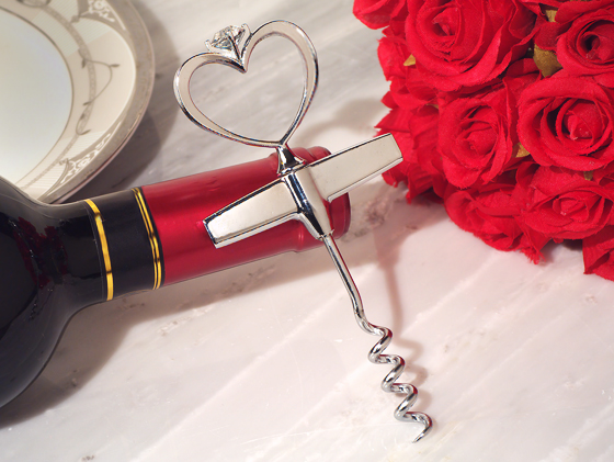 Bling a Diamond ring wine opener