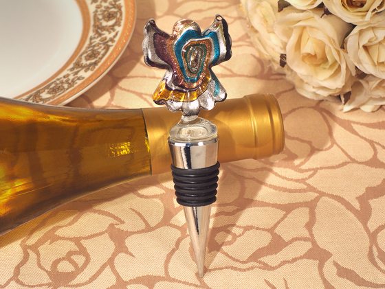 Murano deco Dazzling Angel bottle stopper