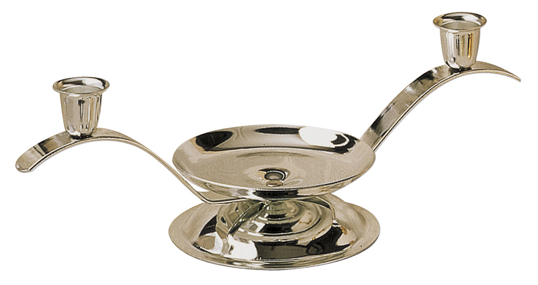 Three in One Gold Candle Holder