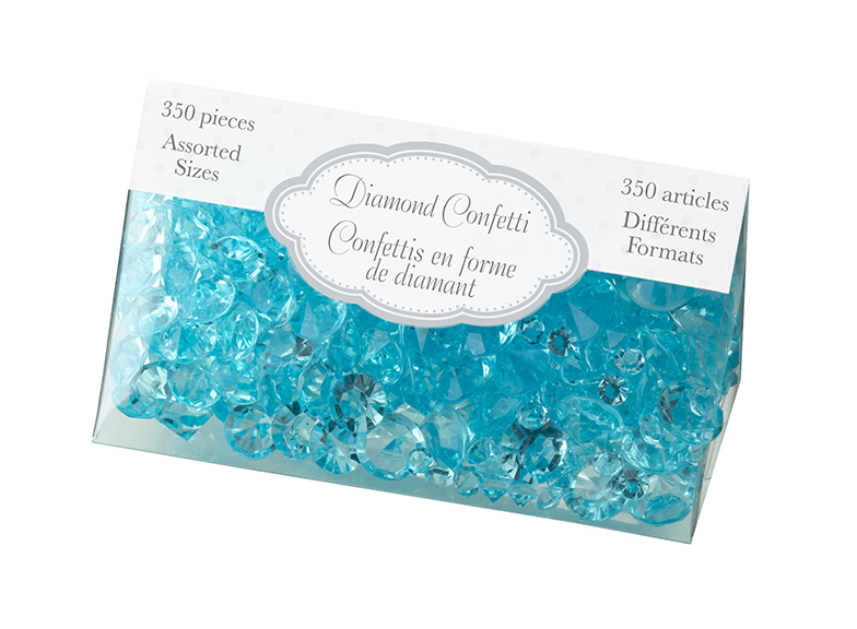 Diamond Confetti - Aqua