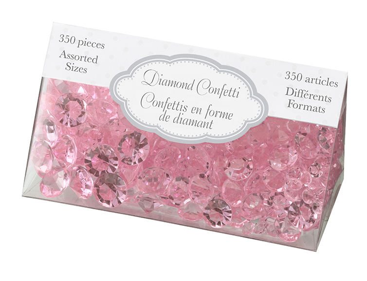 Diamond Confetti - Pink