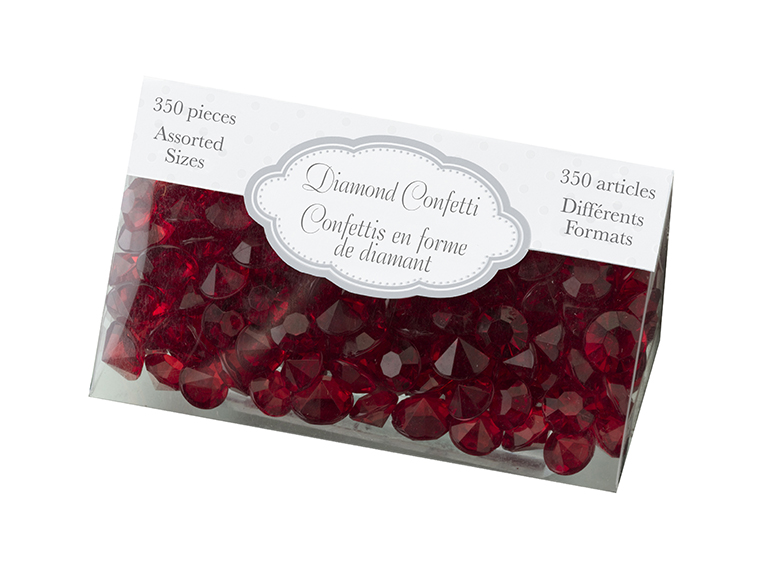 Diamond Confetti - Red