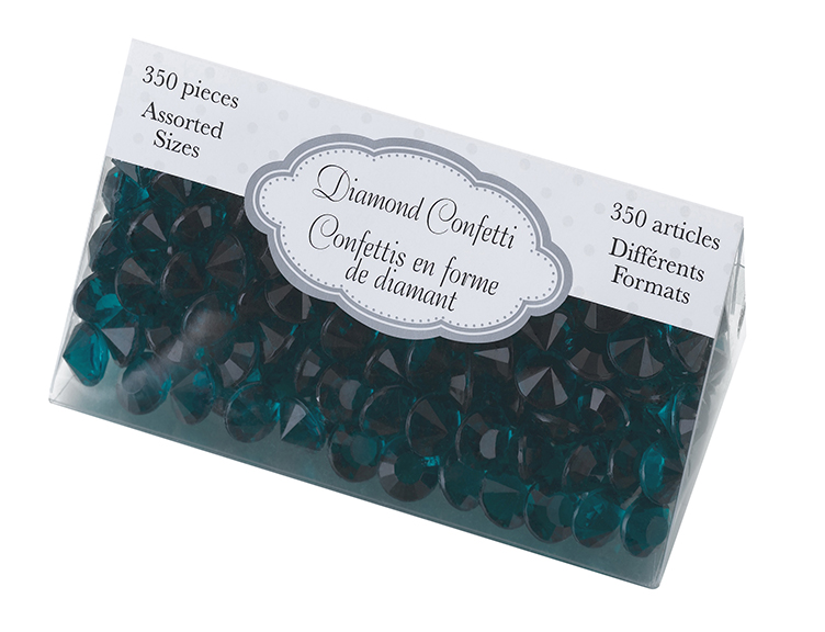 Diamond Confetti - Teal