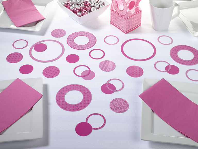 Circle Confetti - Pink