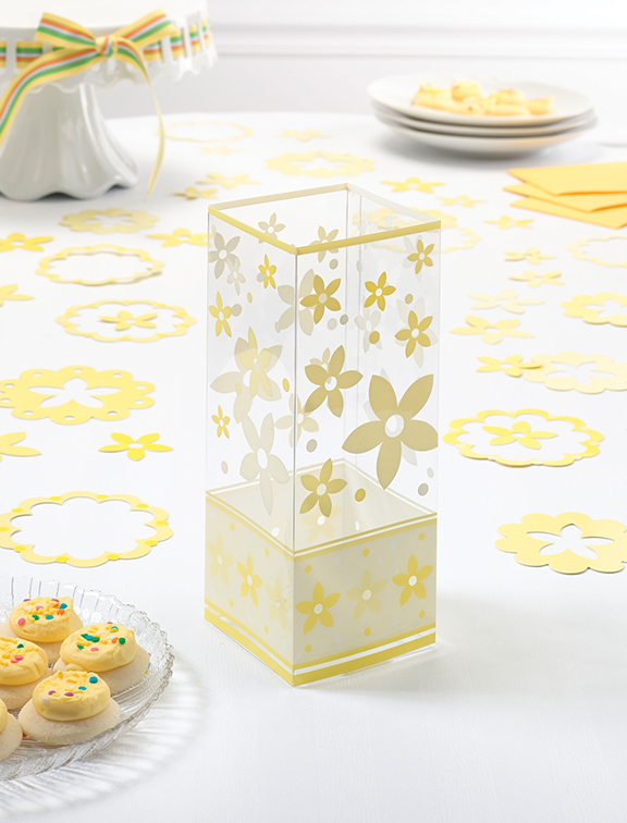 Flower Centerpiece-Yellow (Set of 6)