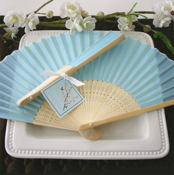 Silk Fan - Blue
