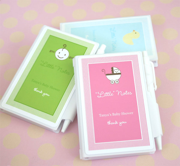 Personalized "Little Notes" Notebook Favors