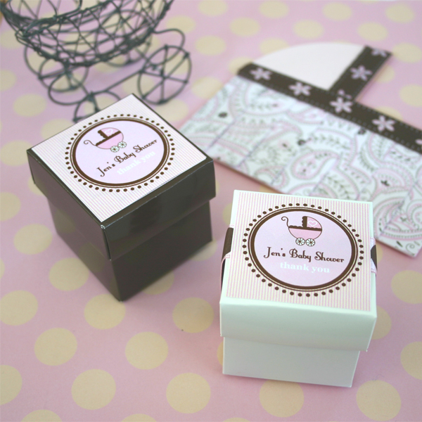 Square Baby Shower Labels & Tags