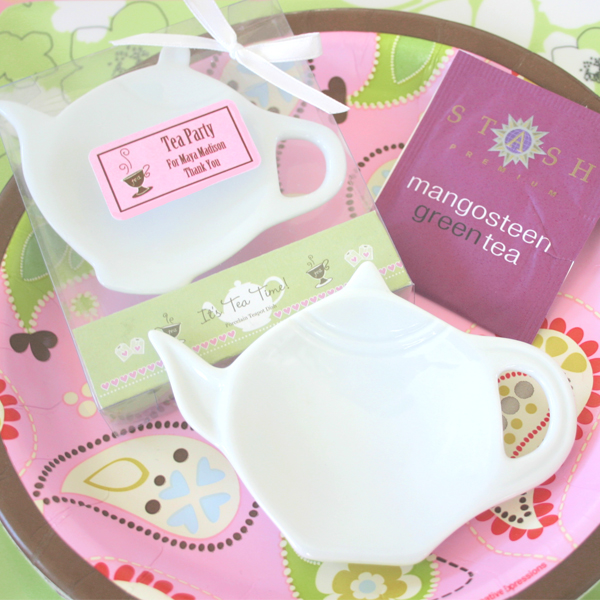 It's Tea Time! Porcelain Teapot Dish