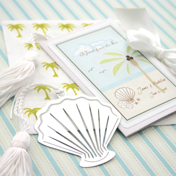 A Jewel From the Sea Seashell Bookmark