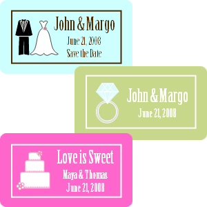 Rectangle Theme Labels (Set of 35)