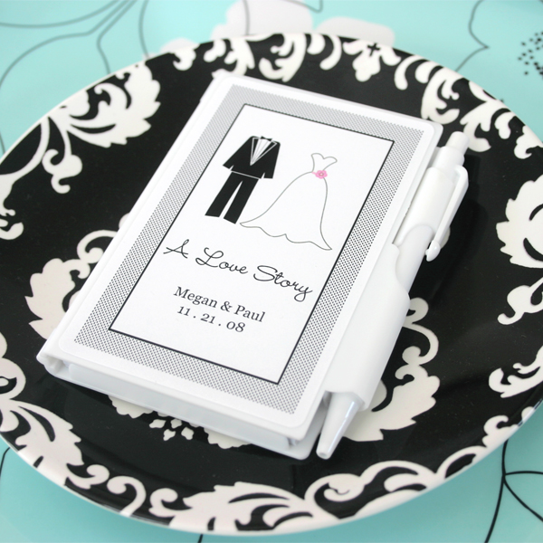 A Love Story Personalized Theme Notebook Favors