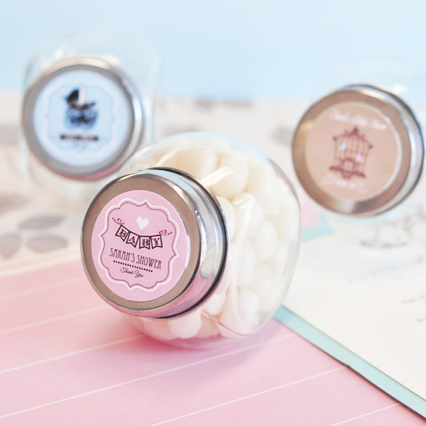 Vintage Baby Personalized Candy Jars