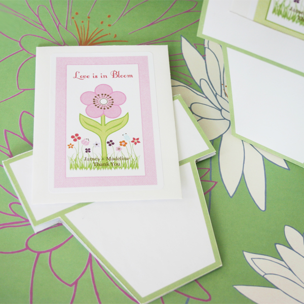 Flowers in Bloom Seed Packets with Flower Pot Card