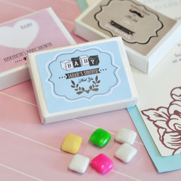 Vintage Baby Personalized Gum Boxes