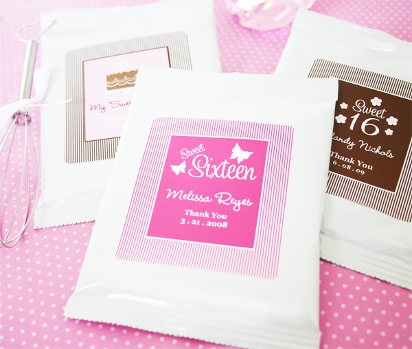 Sweet Sixteen (or 15) Personalized Hot Cocoa + Optional Heart  Whisk