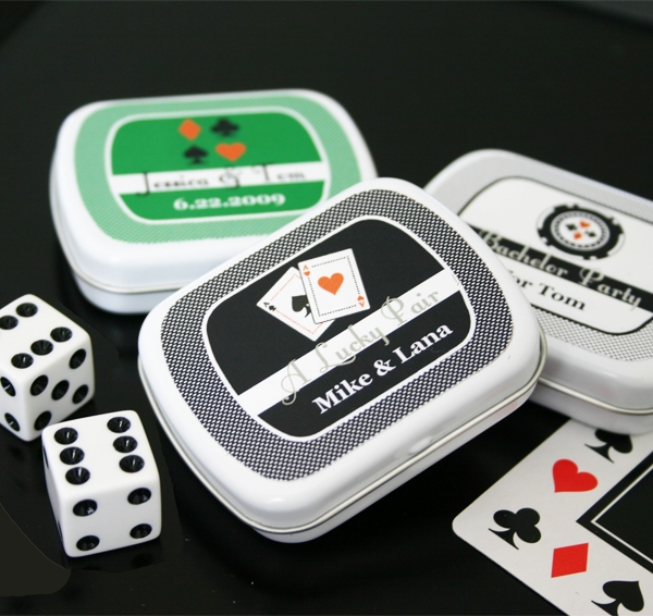 A Lucky Pair Vegas Themed Mint Tins